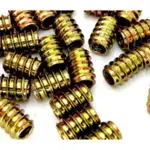 2分 1/4X15MM 台灣製造 發票 預埋螺母 家具 螺母