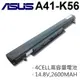 A41-K56 日系電芯 電池 K56CB K56CM K56V R405 R405C R405CA (9.3折)