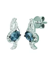 Le Vian 14K 1.23 ct. tw. Diamond & Gray Spinel Drop Earrings