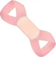 Healeved Back Posture Corrector Adjustable Upper Back Brace Breathable Back Clavicle Support for Women Girls Mid Upper Pink L