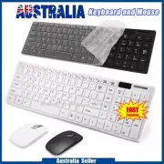 Wireless Keyboard and Mouse Combo Bundles Ergonomic for PC Laptop Home Office