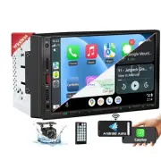 [DSP Inside] Wireless Double Din Car Stereo, Wireless Apple Carplay Android A...