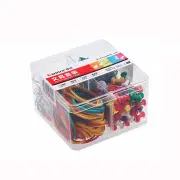 Office Combination Set B3645 Long Tail Binder Clips Paper I-pin Rubber Band Binding