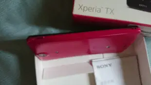 Sony TX 桃紅色 僅sim卡讀取故障