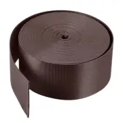 Flat Nylon Webbing Strap 2 Inch 10 Yards Brown for Backpack, Luggage-rack