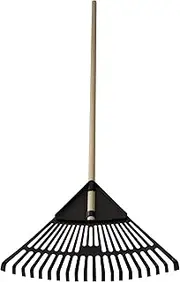 Home Leisure Standard Rake with Handle, 48cm, Black (1901400)