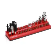 35 PCS Magnetic Socket Accessory Holder Magnetic Tool Organizer Tray Holds Bits