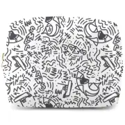 Jaws Doodle Pattern Makeup Bag