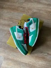 Deadstock Warren Lotas Dunk Toxic Green Jason Sneakers SIZE 42
