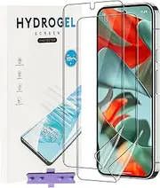 [NUCNOK] [2 Pack] Screen Protector for Google Pixel 9 Pro XL (Not Tempered Glass),HD Clear Flexible Hydrogel Film with Alignment Tool,Full Coverage,Support Fingerprint Touch,Bubble Free