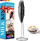 ™ Powerful Milk Frother with Stand – Handheld Electric Foam Maker for Coffee, La
