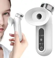 Nano Mist Sprayer, 2-in-1 Nano Eye Mist Sprayer Steam Device for Dry Eyes & Face Warm Compress Rechargeable Facial Mist Relief Dry Eyes Facial Mist for Women & Men
