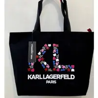 在飛比找蝦皮購物優惠-KARL LAGERFELD 卡爾大托特包 肩背包 帆布托特