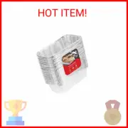 Stock Your Home Aluminum Pans Mini Loaf Pans (50 Pack) 1 Lb Aluminum Foil Tin Pa