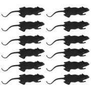 24 Pcs Halloween Toys Fake Rat Figurine Rats Cauldron Large