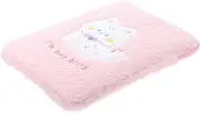 HOMSFOU Tablet Bag Plush Travel Handbag Tablet Holder Scratch Dust Resistant Design Patterns for Convenient Travel
