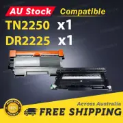 1x TN2250 Toner + 1x DR2225 Drum Cartridge for Brother HL-2240D HL2270DW MFC7240