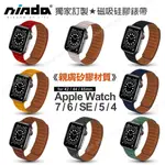 NISDA FOR APPLE WATCH 7/6/SE/5/4 磁吸硅膠錶帶-42 44 45MM