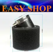 45mm 46mm Bent Foam Air Filter 125cc 140cc 150cc 160cc Motoworks Atomic Assassin