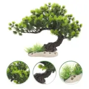 Fish Tank Decor Water Plant Landscaping Tree Simulated Grass Artificial Bonsai