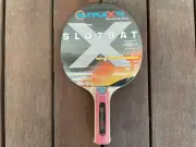 SUNFLEX SLOTBAT Grey-X Series TRAINER Sponged Table Tennis Learner Bat 10025