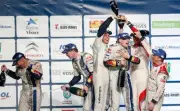 WRC Rallye de France 2014 Jari Matti Latvala Miikka Anttila Podium Old Photo