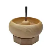 Wooden Mini Bead Spinner 3.62" x 3.62" x 3.62" -Jewelry Making Stringing Beading