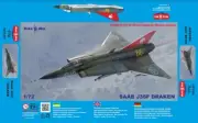 Saab J35F Draken Scale model kit 1/72 Mikro Mir 72-027