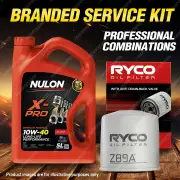 Ryco Oil Filter Nulon 5L XPR10W40 Engine Oil Kit for Audi A4 B5 A6 C5 A8 D2