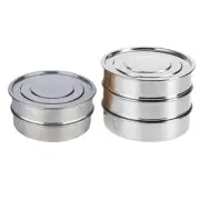 Stainless Steel Sprouting Kit Stackable 8.5in Dia Round Plant Germination