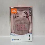 JBL Clip 4 Portable Wireless Bluetooth Speaker Waterproof - Pink - NEW™