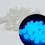 Fish Tank Glow Stones for Aquarium 1200 Pcs Glow in The Dark Garden Pebbles, Stones for Glow Rocks | Glow Pebbles Garden Rock Lawn Yard Walkways (Color : White)