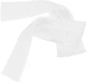 [CATIEBYE] Acrylic Fibre Thermal Gloves Winter Half-finger Arm Sleeves Men's Warm Arm Protectors