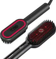Cepillo Alisador Electrico Profesional De Cabello Peine Sepillo Antiestatico