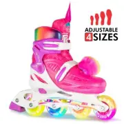 Crazy Skates TROLLS Size Adjustable POPPY Roller Inline Blades 8x Light Up Wheel