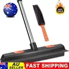 Rubber Pet Hair Removal Brush with Squeegee, Portable Broom and Brush AU