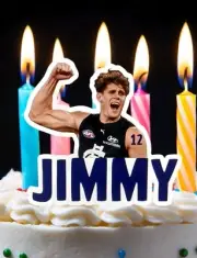 AFL Carlton Blues Personalised Cake Topper. Custom, Charlie Curnow