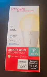 Sengled W11-N11W Smart LED Light Bulb, Soft White