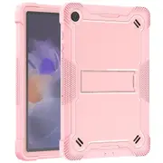 MCC Impact Shockproof Samsung Galaxy Tab A9 8.7" Case Cover X110 X115 [Rose Gold+Rose Gold]