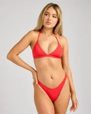 [Topanga] Topanga Women's Viva Triangle Bikini Top in Chilli Red Size 12 12 Chilli Red