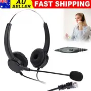 Wired Headphone Headset Noise Cancelling With Microphone For Computer Laptop