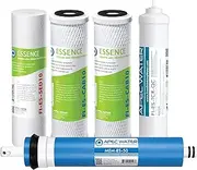 APEC FILTER-MAX-ES50 50 GPD High Capacity Complete Replacement Filter Set for Essence Series Reverse Osmosis Water Filter System