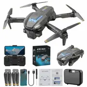 Quadcopter HD Cameras Triple Wind Resistant Gesture Control FPV Beginners Drone Headless Mode Lightweight Carbon Fibre RC Flight