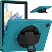 ZOMUN Tablet Case for Samsung Galaxy Tab A8 (2021) 10.5-inch (SM-X200 / SM-X205), Hybrid Shockproof Rugged Protection Cover,360 Degree Rotating Kickstand, Hand Strap