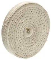 Shop Fox D2494 3-Inch by 40-Ply by 1/4-Inch Hole Buffing Wheel