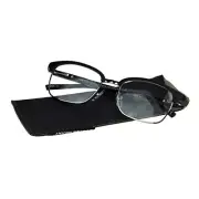 Foster Grant Alden Black Mens Reading Glasses Reading Glasses +1.25 NEW!!