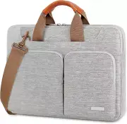 Lacdo 17.3 Inch 360° Protective Laptop Shoulder Bag Sleeve Case for Dell/Hp Envy