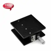 Z-axis Precision Linear Stage Manual Fine-tune Platform 90*90mm Sliding Table