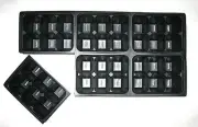 Seed Starting Tray Insert, 360 Deep Cells, Growing Supply Propagation = 10 Trays
