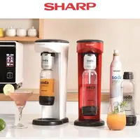 在飛比找PChome24h購物優惠-SHARP 夏普 Soda Presso 氣泡水機 / CO